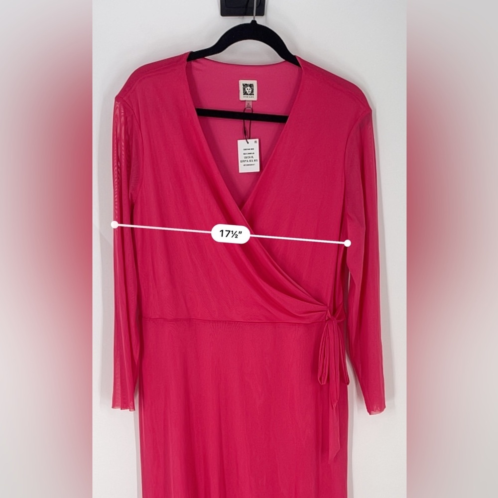 Anne Klein NWT Hot Pink Dress (B43#2) - Picture 14 of 14